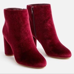 Sadie Booties in Red from JustFab.